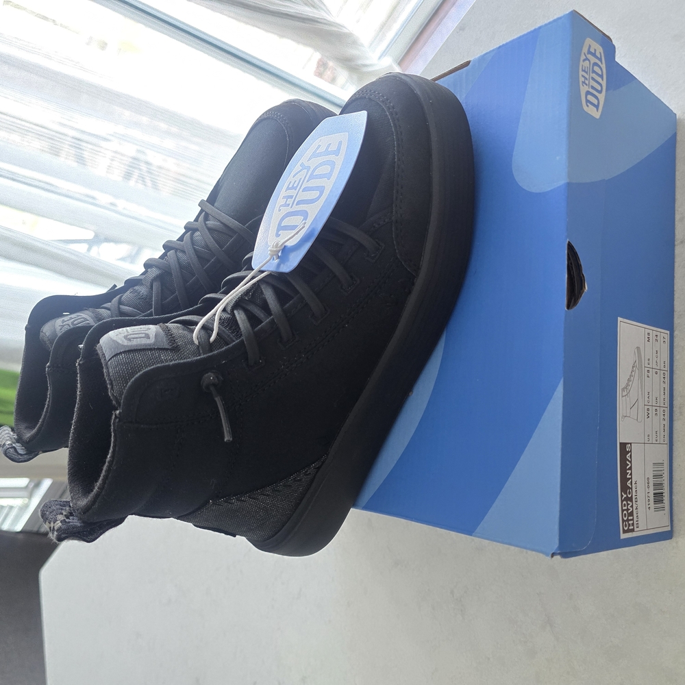 Hey Dude Black Sneakers Casual High-Tops